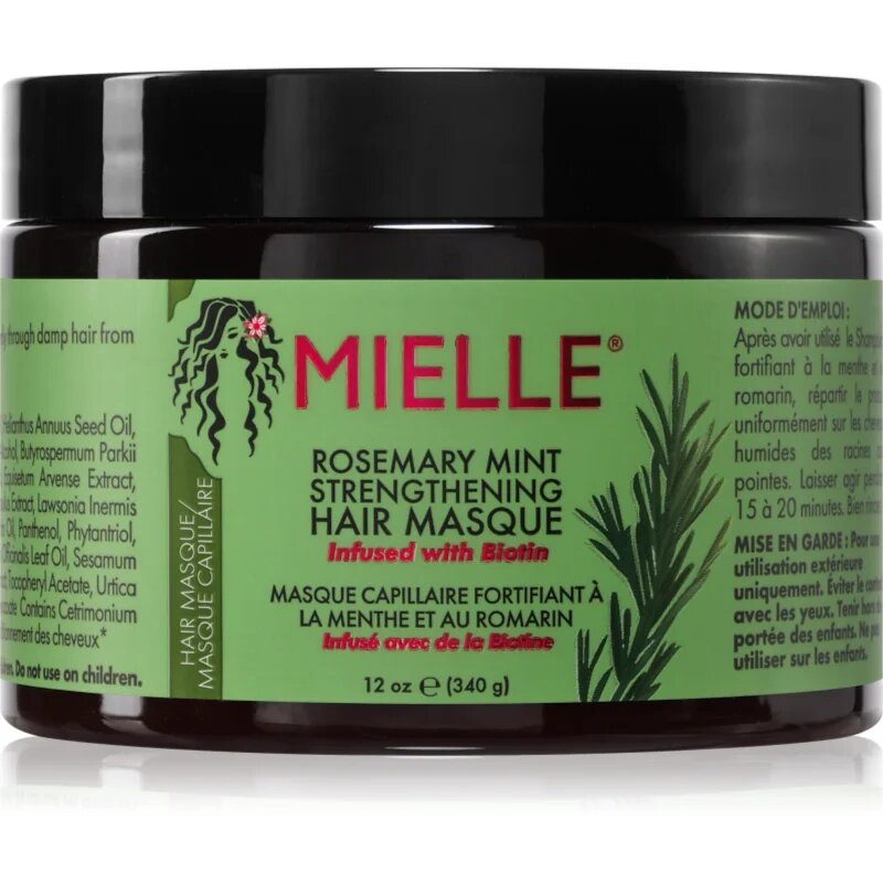 Mielle Rosemary Mint hloubkově posilující maska na vlasy 340 g