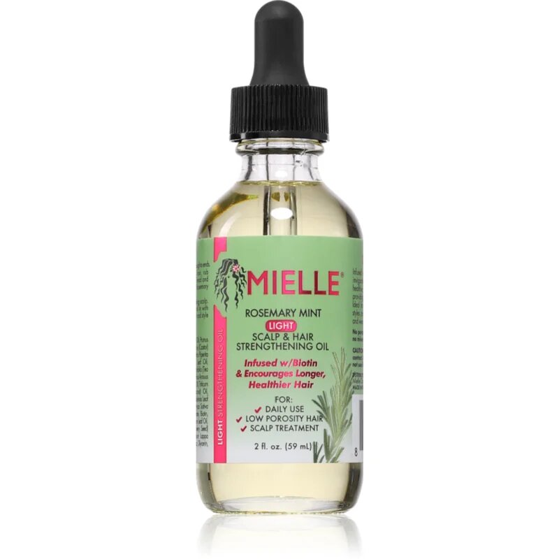 Mielle Rosemary Mint Light Scalp & Hair Strengthening Oil posilující olejíček na vlasy a vlasovou pokožku LIGHT 59 ml