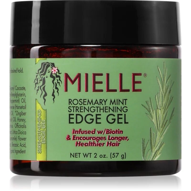 Mielle Rosemary Mint Strengthening Edge Gel gel na vlasy s vyživujícím účinkem 57 g