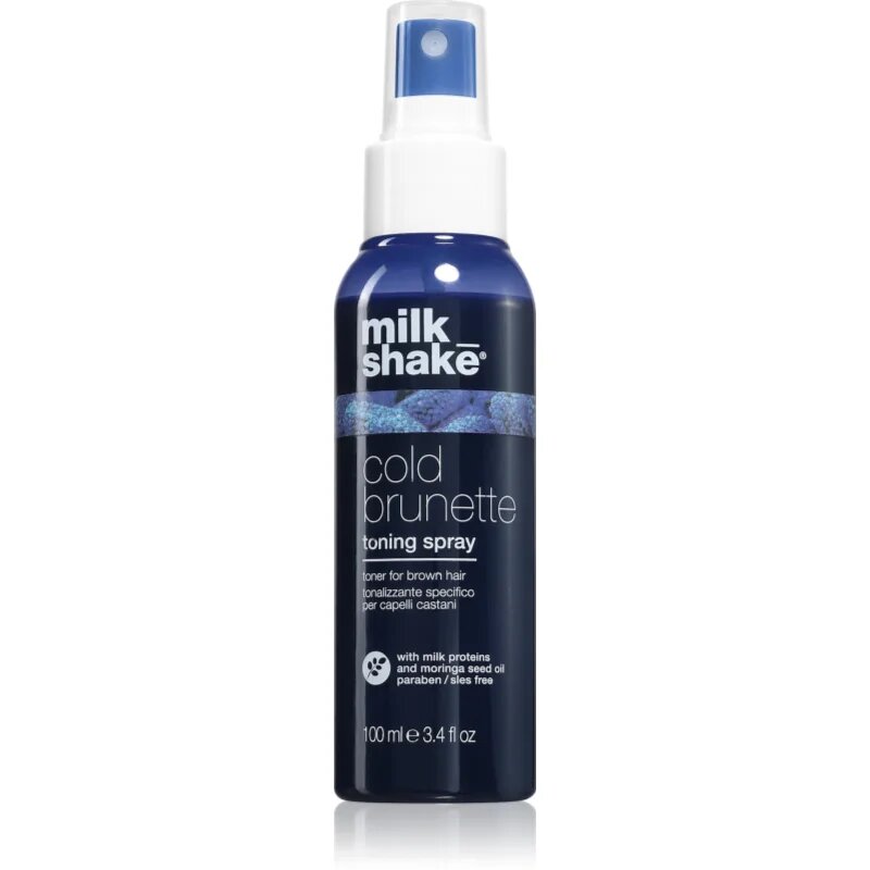 milk_shake® Cold Brunette Toning Spray sprej neutralizující mosazné podtóny 100 ml