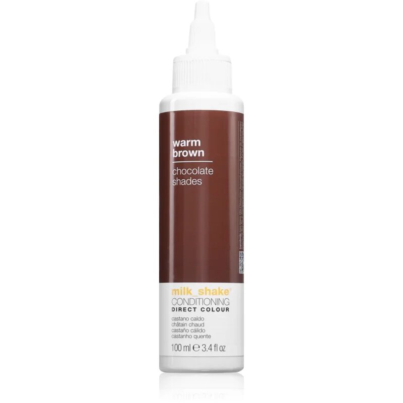 milk_shake® Direct Colour tónovací kondicionér pro intenzivní hydrataci Warm Brown 100 ml