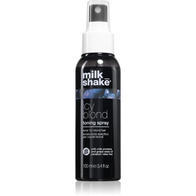 milk_shake® Icy Blond Toning Spray sprej neutralizující žluté tóny 100 ml