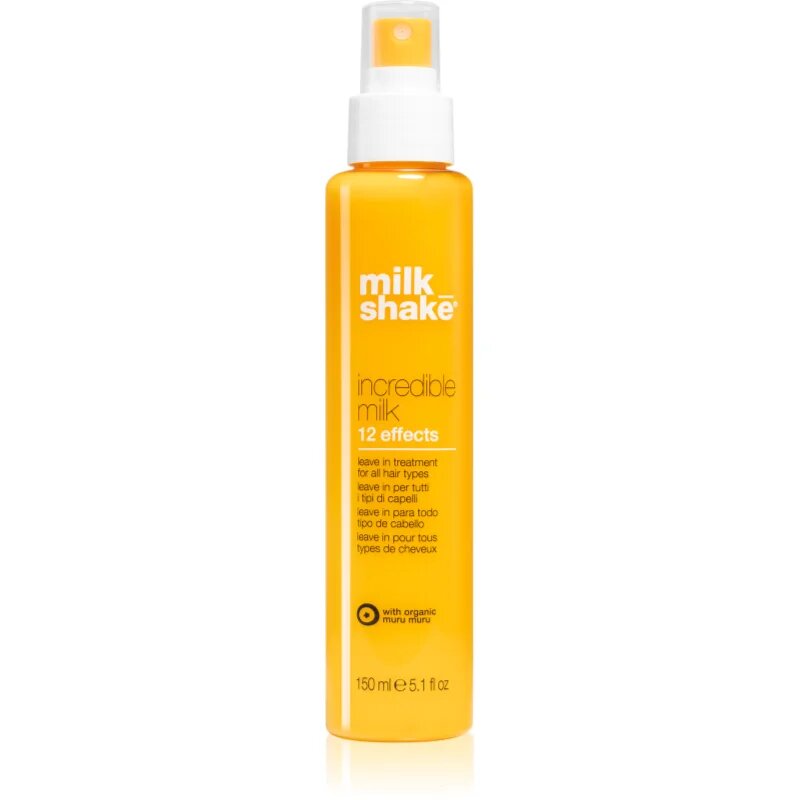 milk_shake® Incredible Milk 12 Effects bezoplachová péče pro všechny typy vlasů 150 ml