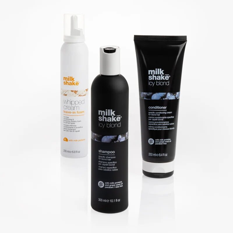 milk_shake® Kit Icy Blond sada neutralizující žluté tóny