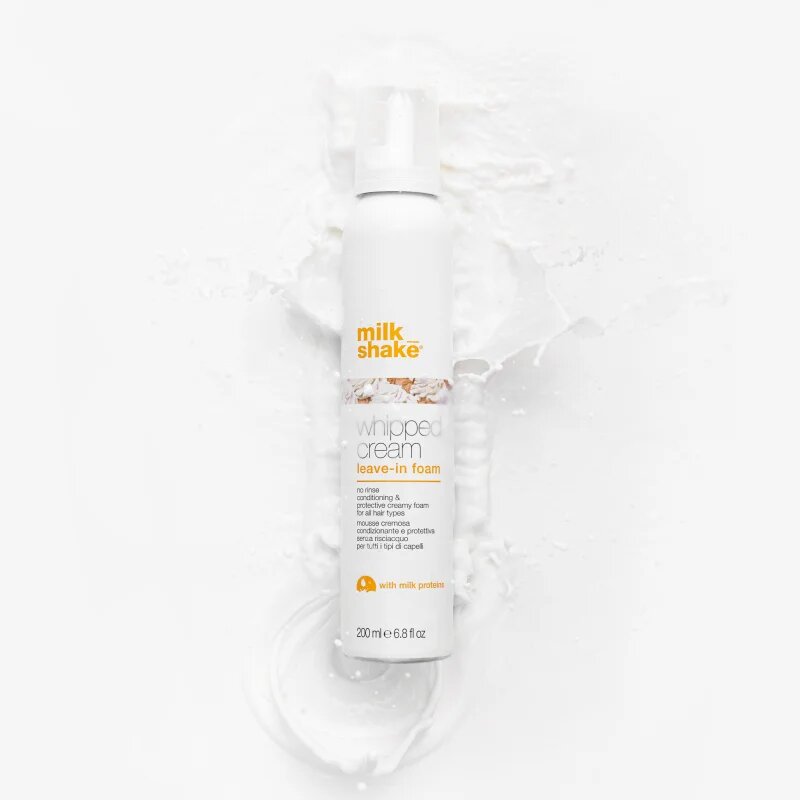 milk_shake® Leave-in Treatments Whipped Cream bezoplachová péče pro všechny typy vlasů 200 ml