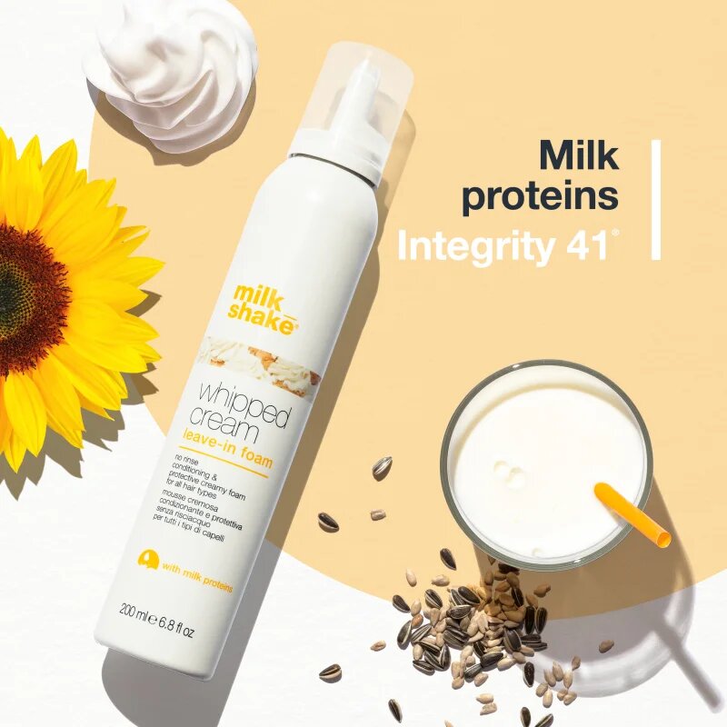 milk_shake® Leave-in Treatments Whipped Cream bezoplachová péče pro všechny typy vlasů 200 ml