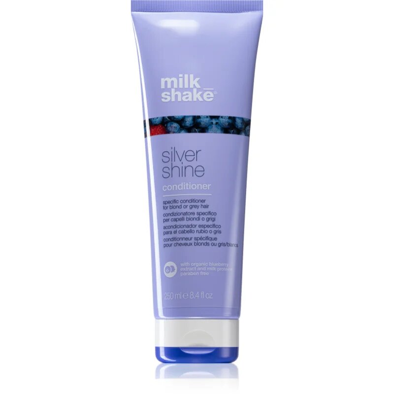 milk_shake® Silver Shine kondicionér pro blond vlasy neutralizující žluté tóny 250 ml
