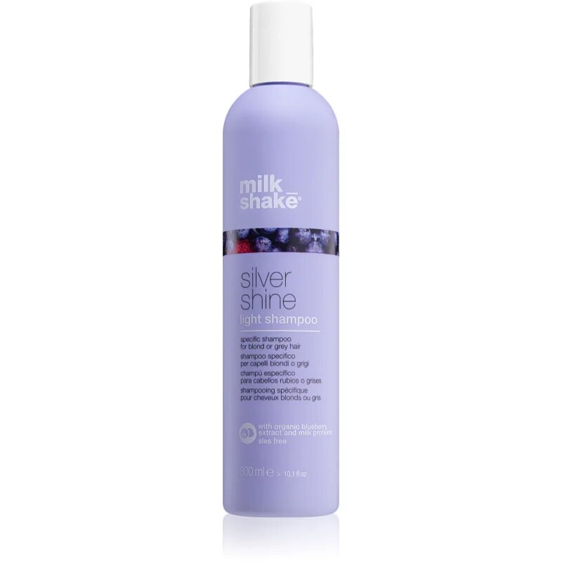 milk_shake® Silver Shine šampon pro šedivé a blond vlasy light 300 ml