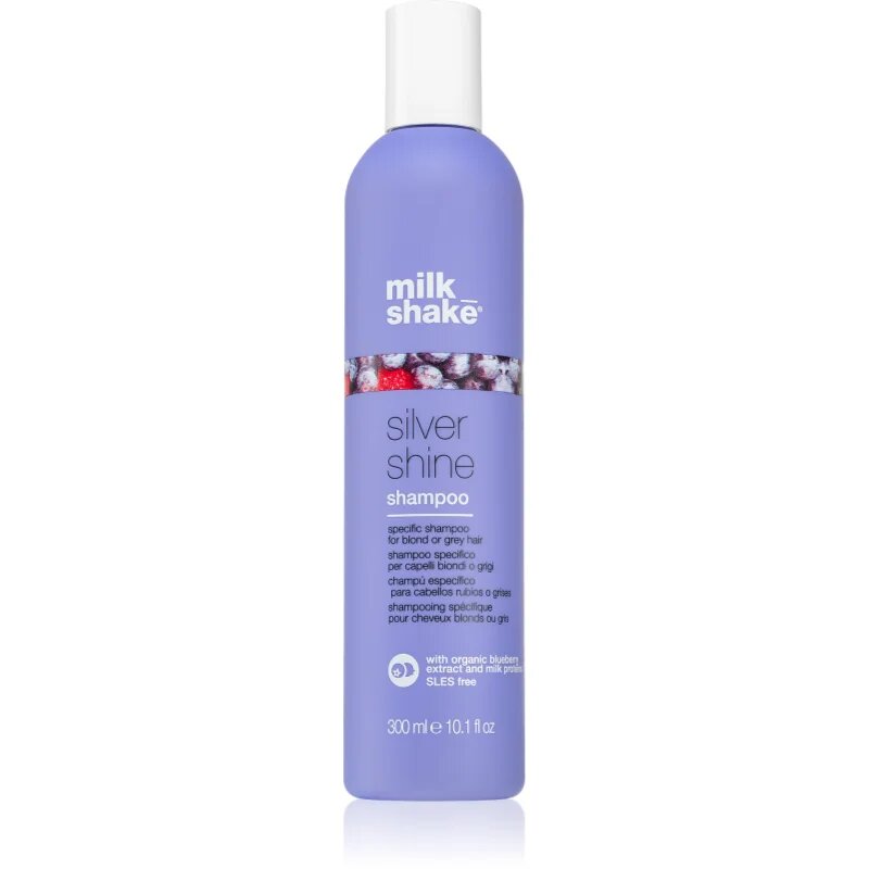 milk_shake® Silver Shine Shampoo šampon pro blond vlasy neutralizující žluté tóny 300 ml