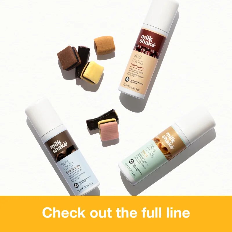 milk_shake® Sos Roots sprej pro okamžité zakrytí odrostů Dark brown 75 ml
