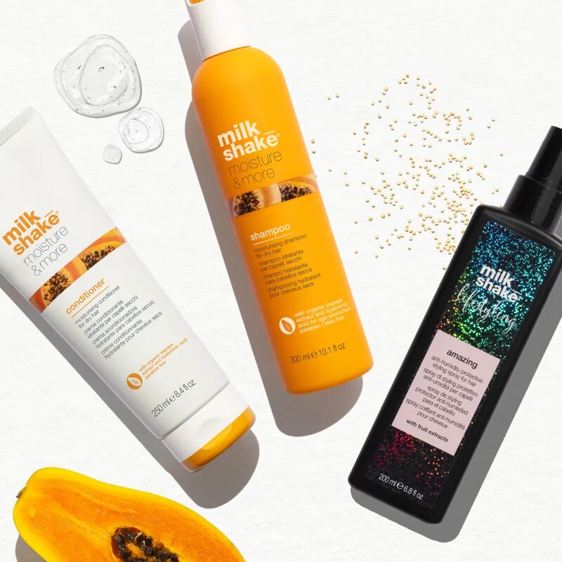 milk_shake® Three pack Amazing + Moisture & More sada pro suché vlasy