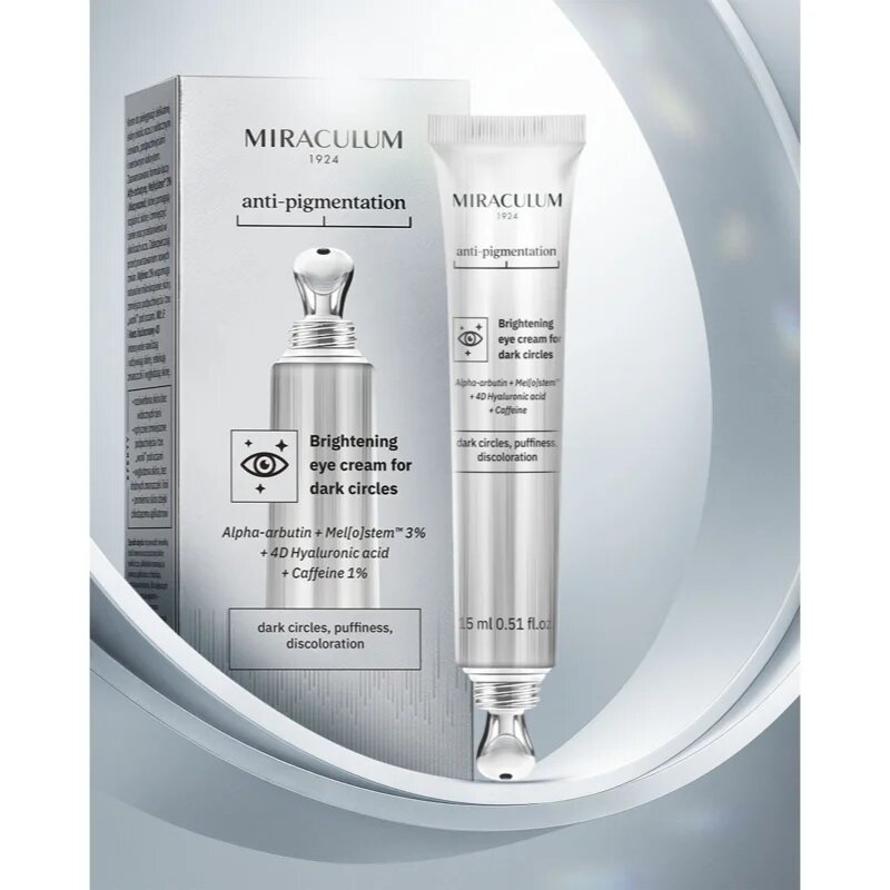 Miraculum Anti- Pigmentation rozjasňující oční krém proti otokům a tmavým kruhům 15 ml