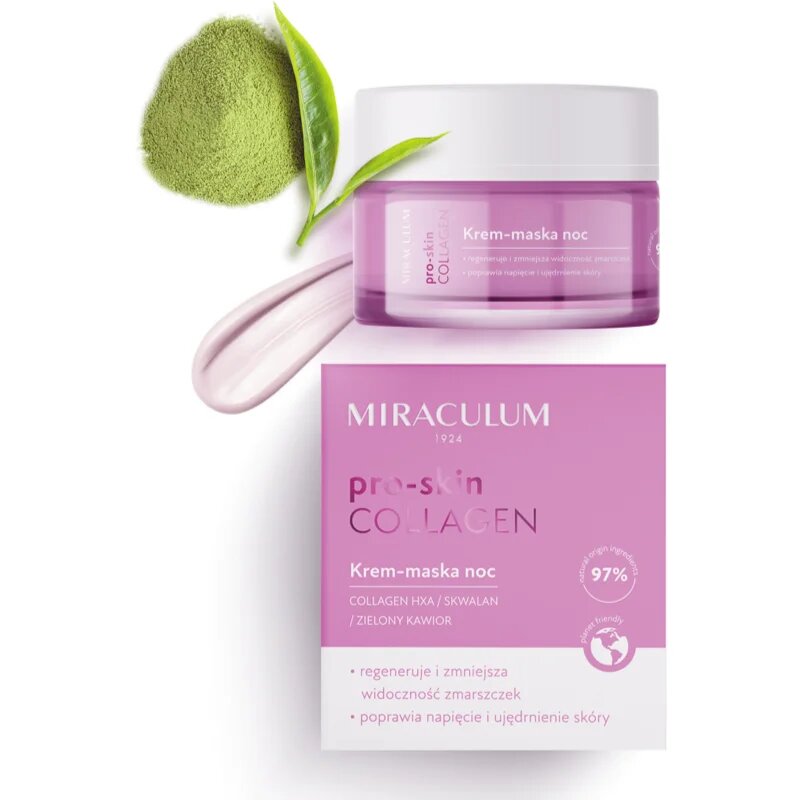 Miraculum Collagen Pro-Skin noční krém-maska proti vráskám 50 ml