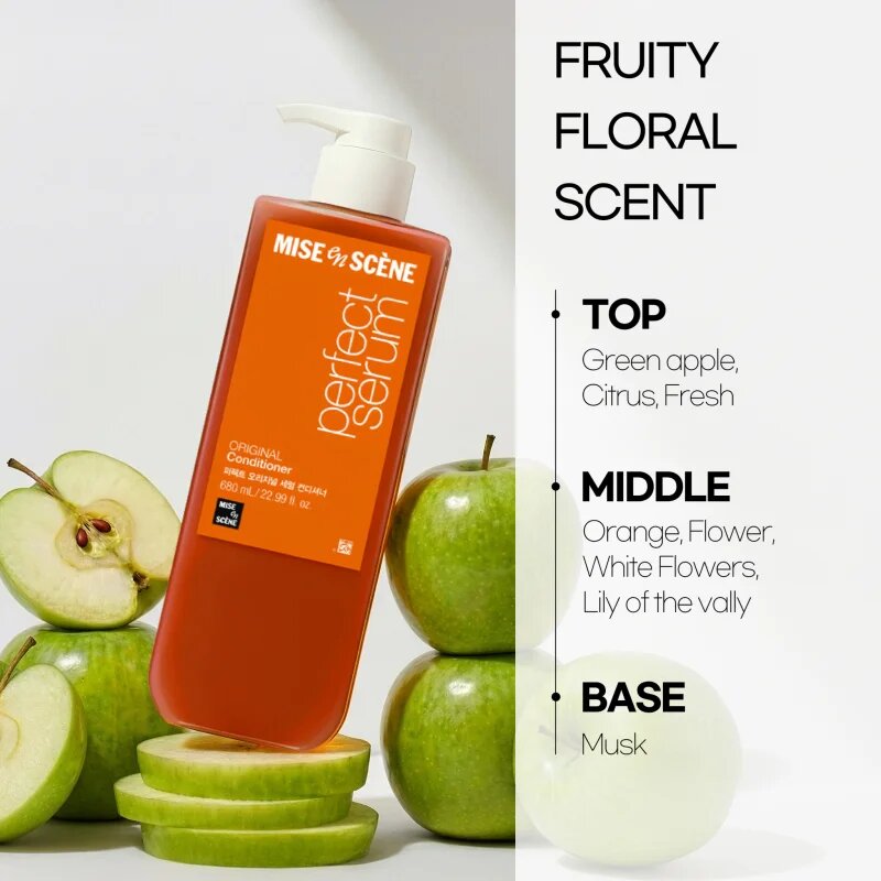 mise en scene Perfect Serum Original Conditioner obnovující kondicionér pro lesk a hebkost vlasů 680 ml