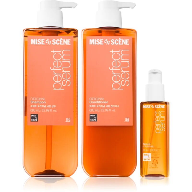 mise en scene Perfect Serum Original sada pro lesk a hebkost vlasů