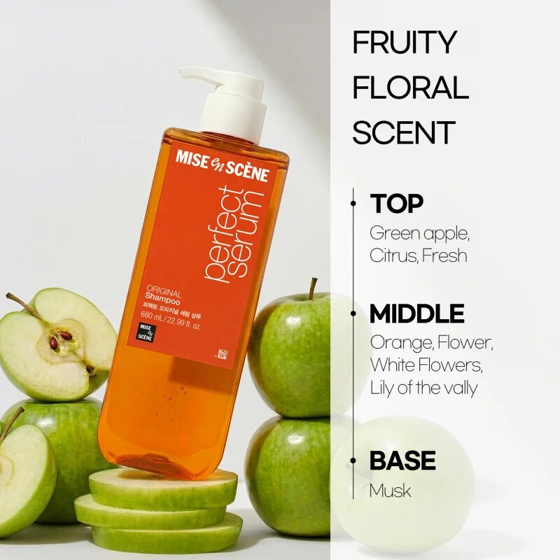 mise en scene Perfect Serum Original Shampoo obnovující šampon pro lesk a hebkost vlasů 680 ml