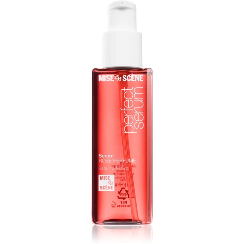 mise en scene Perfect Serum Rose Parfume obnovující vlasové sérum s vůní květin pro ženy 80 ml