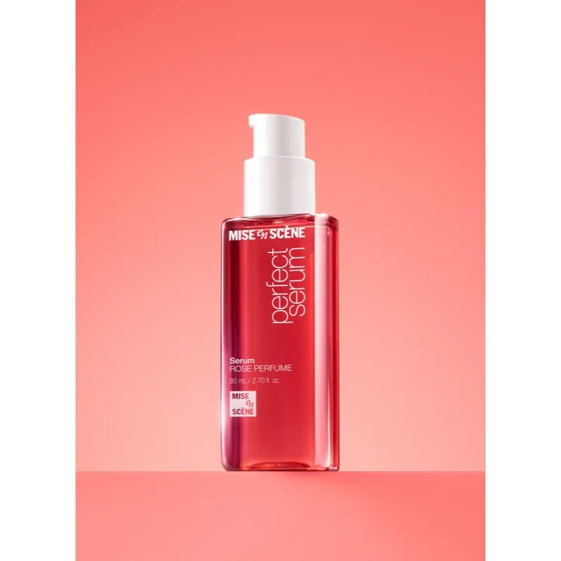mise en scene Perfect Serum Rose Parfume obnovující vlasové sérum s vůní květin pro ženy 80 ml