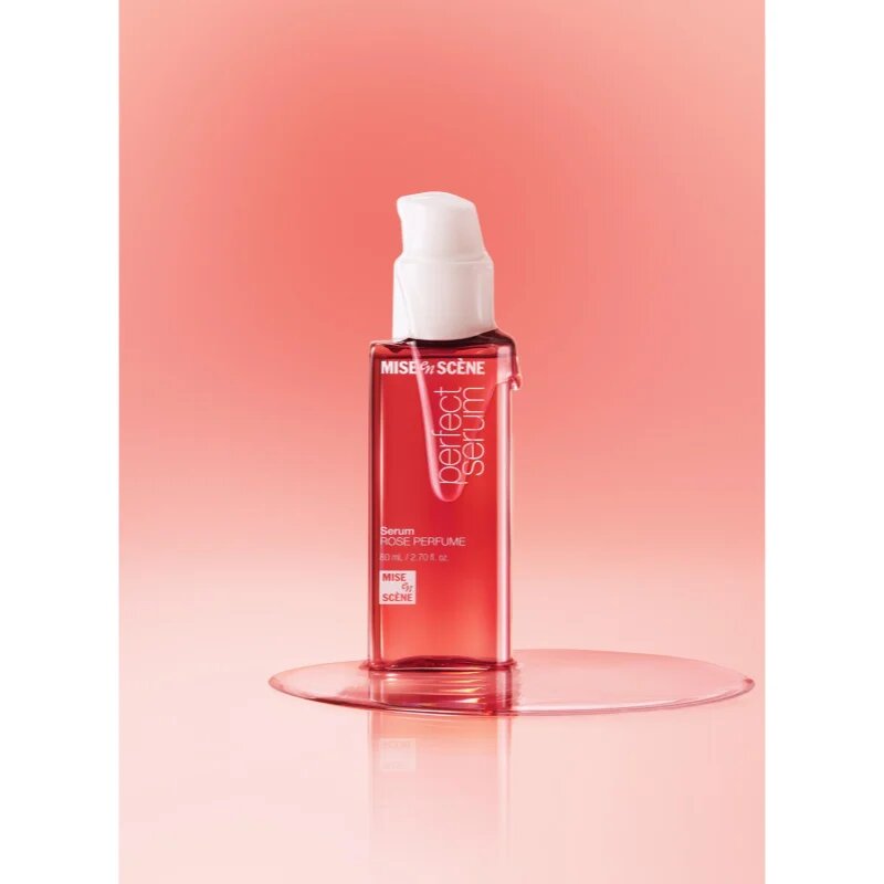 mise en scene Perfect Serum Rose Parfume obnovující vlasové sérum s vůní květin pro ženy 80 ml