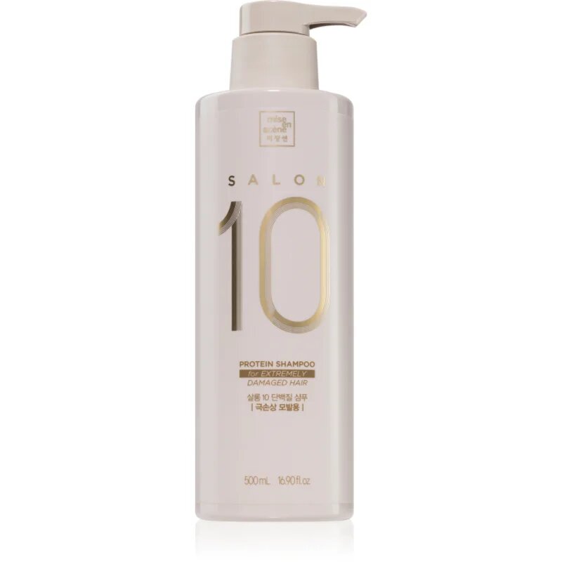 mise en scene Salon 10 Protein Shampoo For Extremely Damaged Hair proteinový šampon pro extrémně poškozené vlasy 500 ml