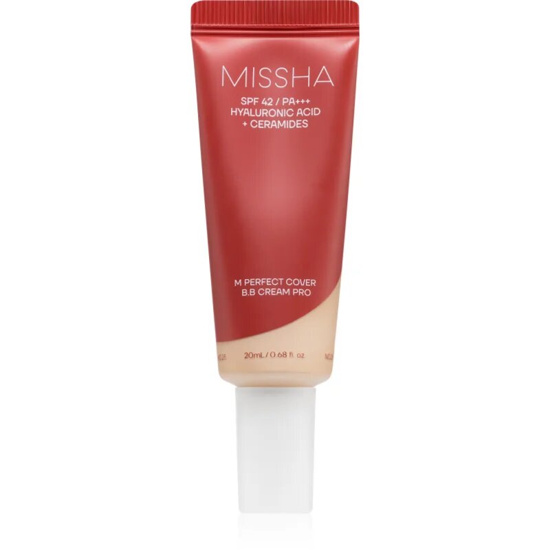 Missha M Perfect Cover BB Cream Pro hydratační BB krém s vysokou UV ochranou odstín #17 20 ml