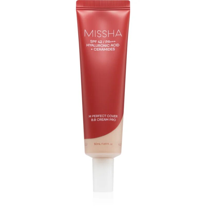 Missha M Perfect Cover BB Cream Pro hydratační BB krém s vysokou UV ochranou odstín #19 50 ml