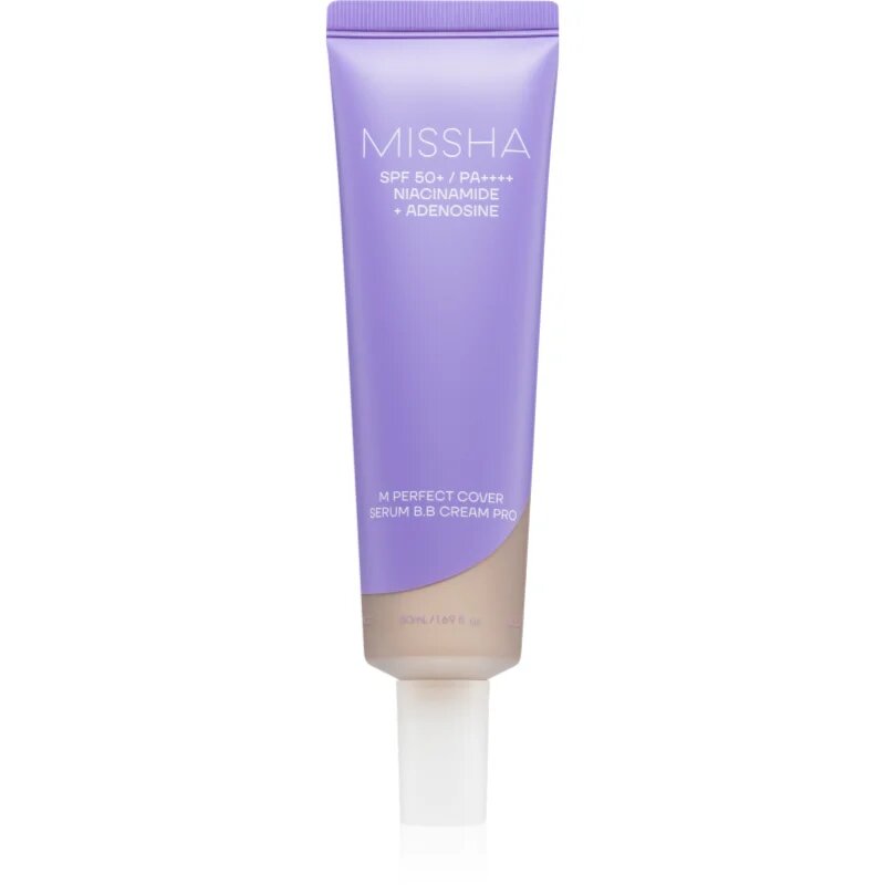 Missha M Perfect Cover Serum BB Cream Pro BB krém pro bezchybný a sjednocený vzhled pleti SPF 50+ odstín #21 50 ml