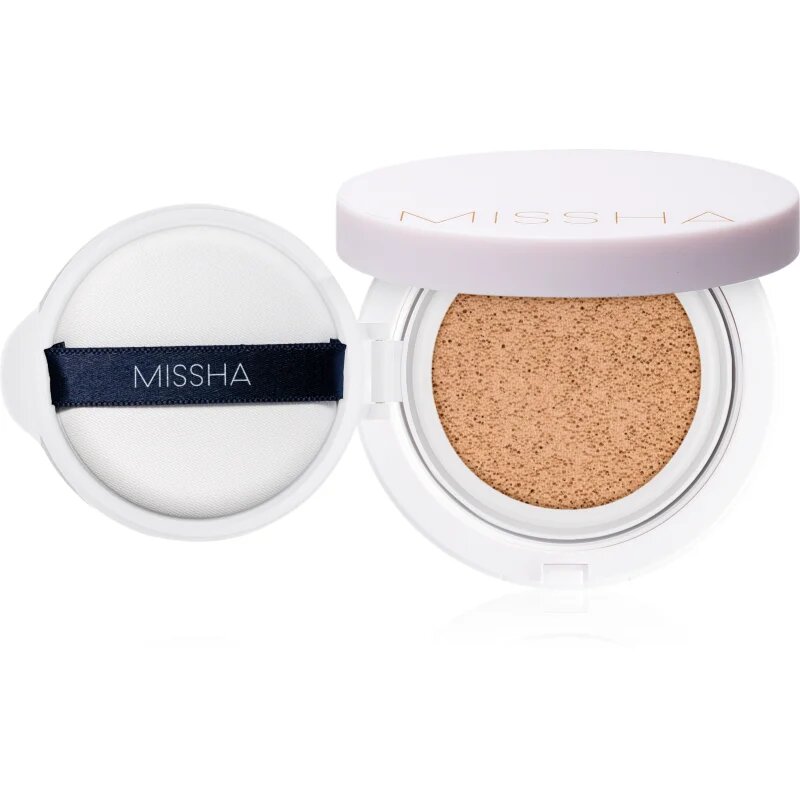 Missha Magic Cushion Cover Lasting dlouhotrvající make-up v houbičce SPF 50+ odstín #21 Natural Light Beige 15 g