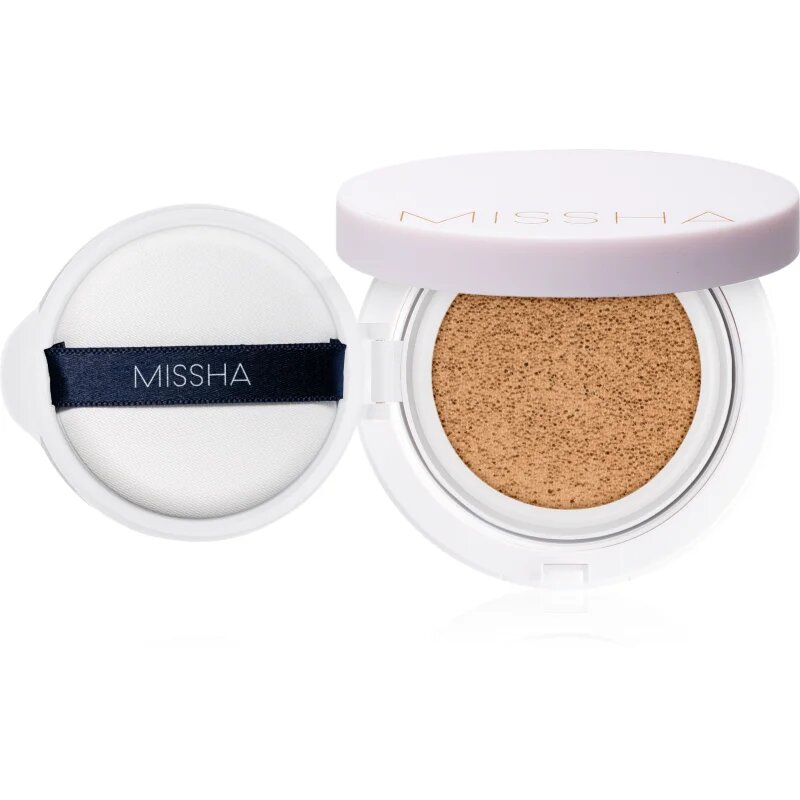Missha Magic Cushion Cover Lasting dlouhotrvající make-up v houbičce SPF 50+ odstín #27 Honey Beige 15 g