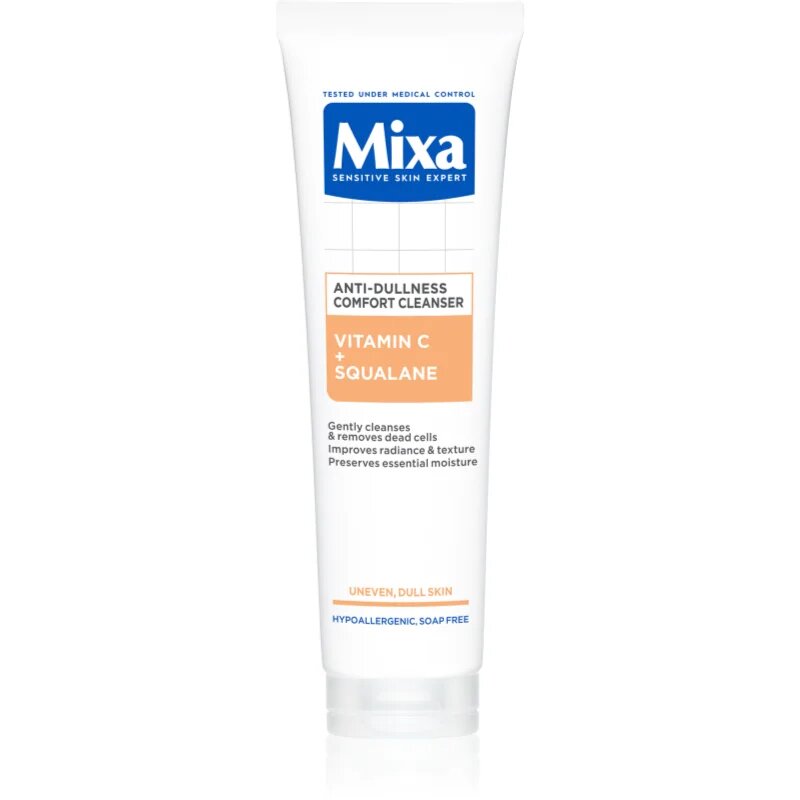 MIXA Anti-Dark Spot čisticí pleťový gel s vitaminem C 150 ml