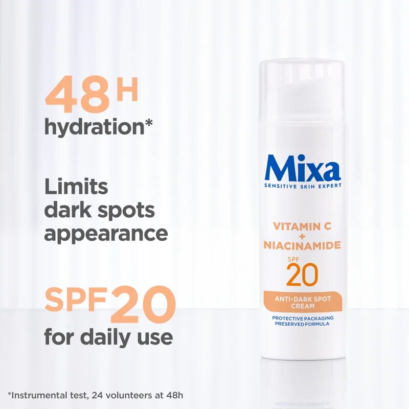 MIXA Anti-Dark Spot denní krém proti tmavým skvrnám SPF 20 50 ml