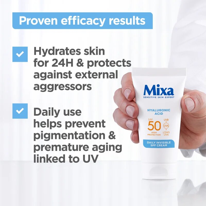 MIXA Anti-Dryness hydratační denní krém SPF 50 50 ml