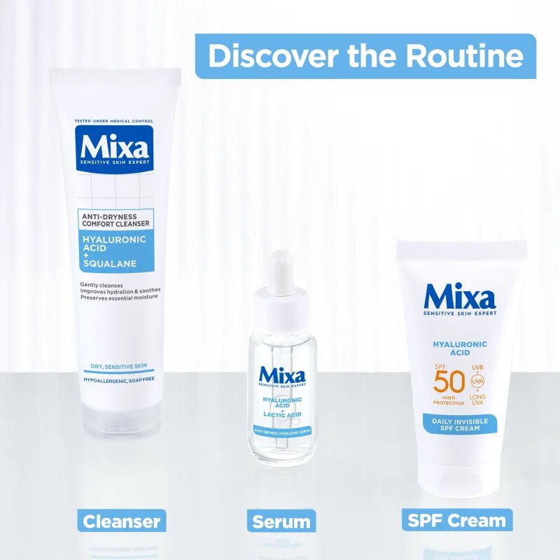MIXA Anti-Dryness hydratační denní krém SPF 50 50 ml