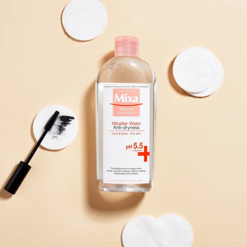 MIXA Anti-Dryness micelární voda proti vysušování pleti 400 ml