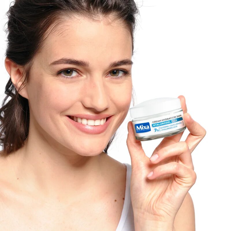 MIXA Hyalurogel denní a noční krém s kyselinou hyaluronovou 2x50 ml