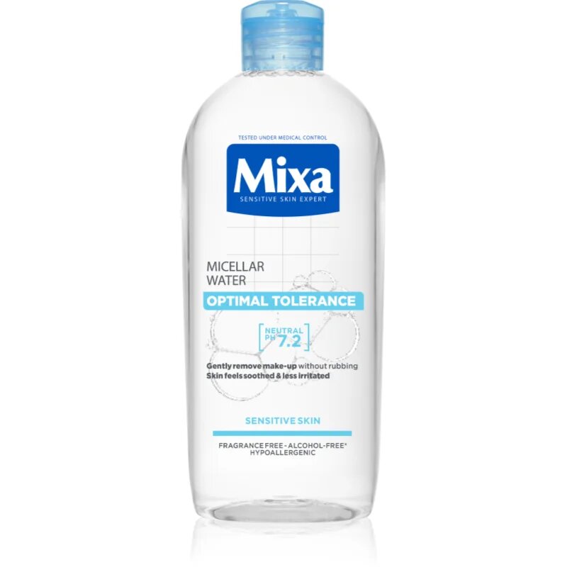 MIXA Optimal Tolerance micelární voda pro zklidnění pleti 400 ml