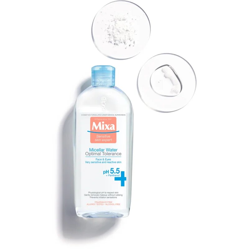 MIXA Optimal Tolerance micelární voda pro zklidnění pleti 400 ml