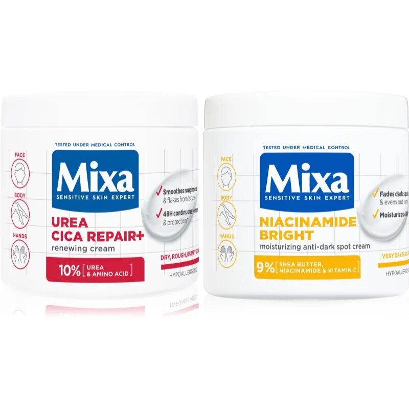 MIXA Sensitive Skin Expert sada pro regeneraci pokožky