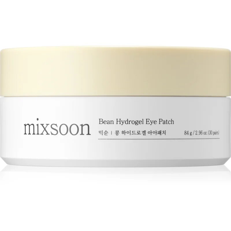 mixsoon Bean Hydrogel Eye Patch hydrogelová maska na oční okolí pro rozjasnění a vyhlazení pleti 60 ks