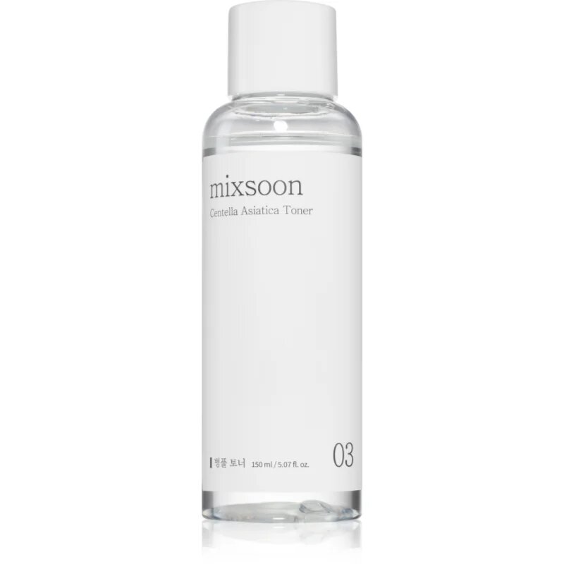 mixsoon Centella Asiatica zklidňující pleťové tonikum s hydratačním účinkem 150 ml
