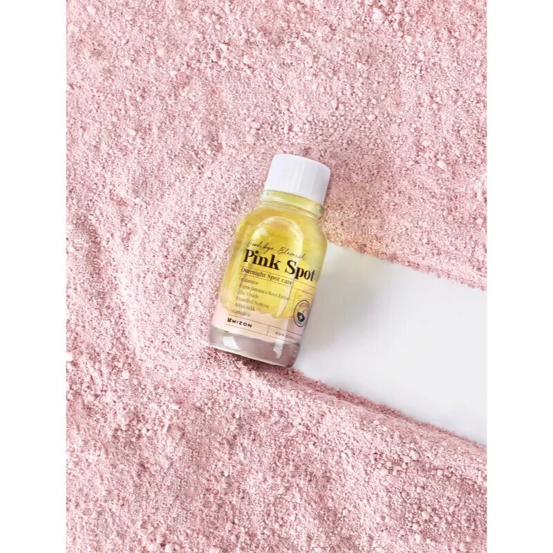 Mizon Good Bye Blemish Pink Spot lokální sérum s pudrem proti akné 19 ml