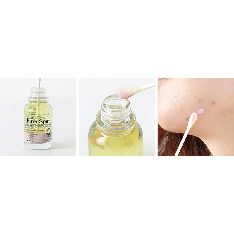 Mizon Good Bye Blemish Pink Spot lokální sérum s pudrem proti akné 19 ml