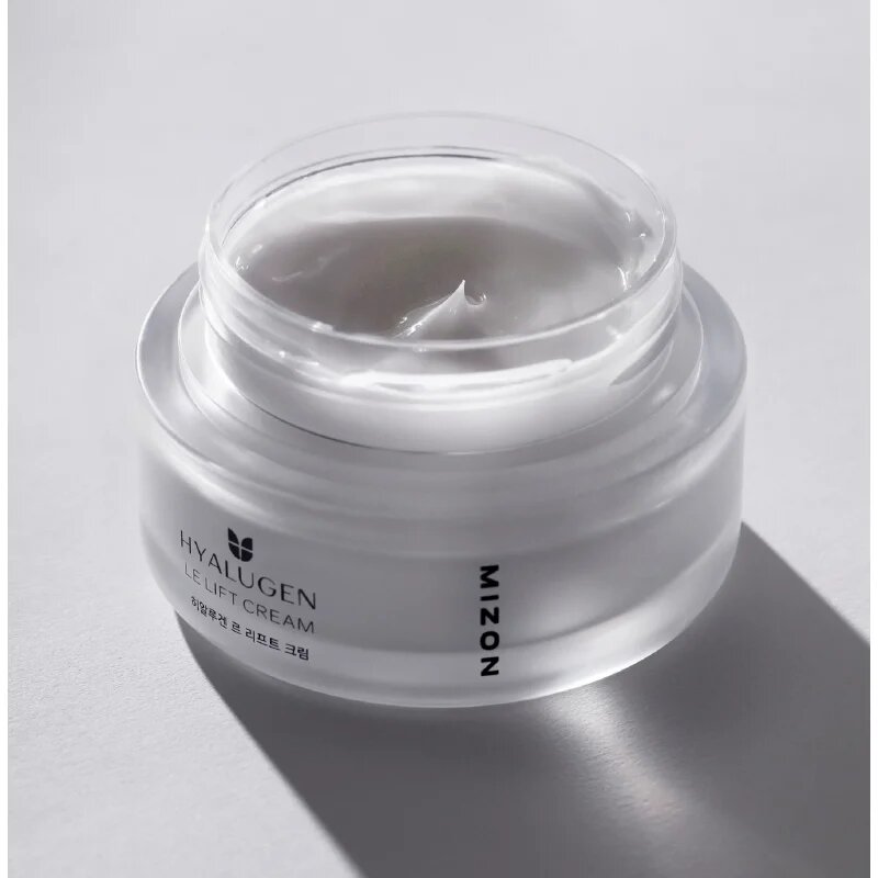 Mizon Hyalugen Le Lift Cream vyhlazující protivráskový krém pro výživu pleti a udržení její přirozené hydratace 50 ml