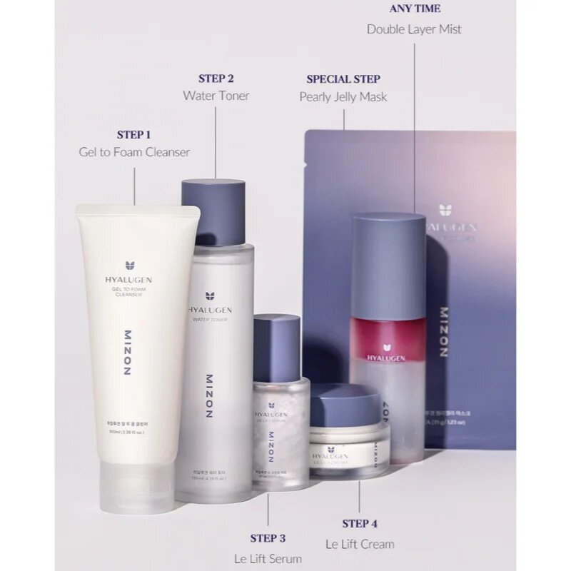 Mizon Hyalugen Water Toner hydratační tonikum zvyšující elasticitu pleti 130 ml