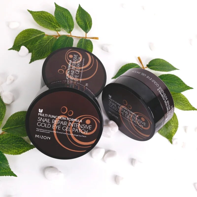 Mizon Multi Function Formula Snail oční maska proti otokům a tmavým kruhům se zlatem 60 x 1.4 g