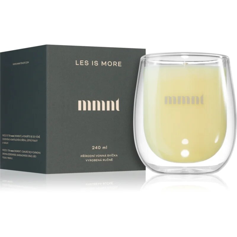 mmnt Les Is more vonná svíčka 240 ml