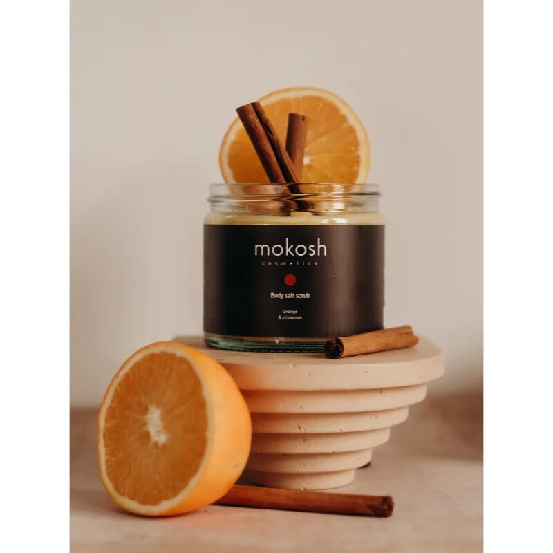 Mokosh Orange & Cinnamon solný peeling na tělo 250 ml