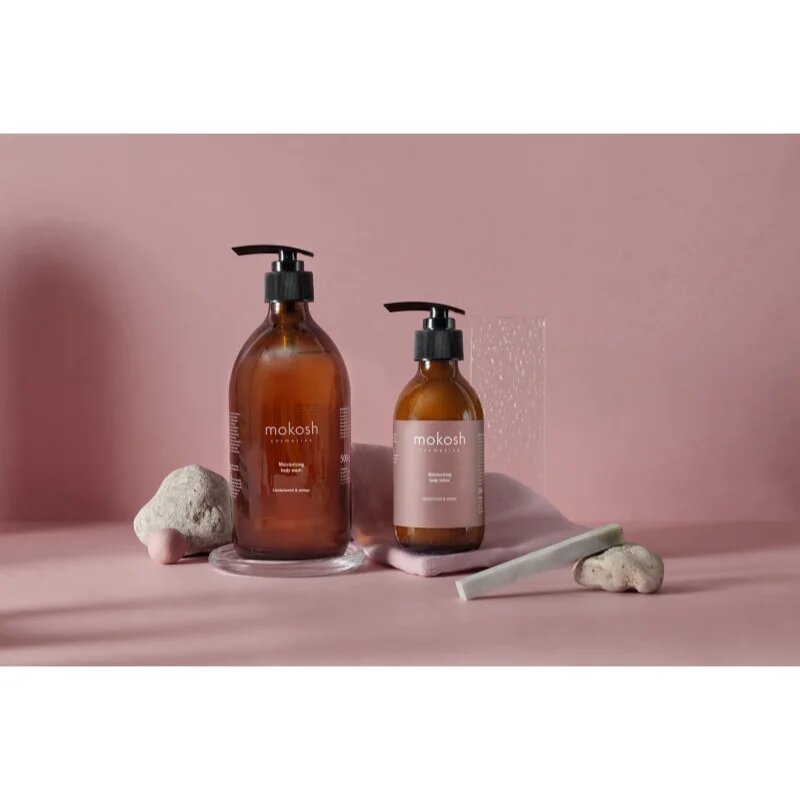 Mokosh Sandalwood & Amber hydratační tělové mléko 200 ml
