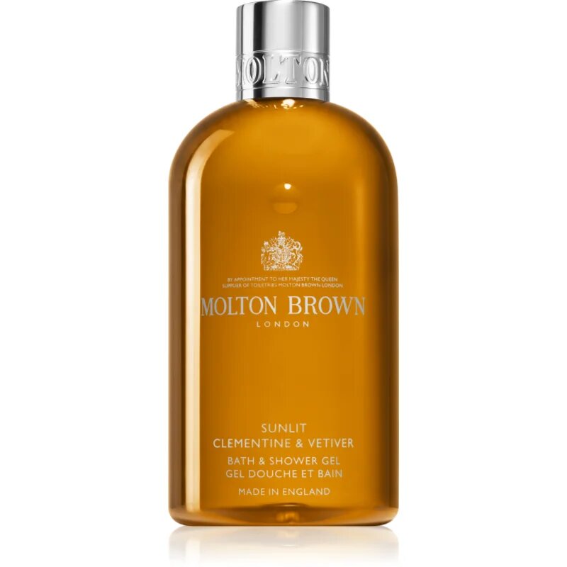 Molton Brown Sunlit Clementine & Vetiver Bath & Shower Gel sprchový a koupelový gel 300 ml