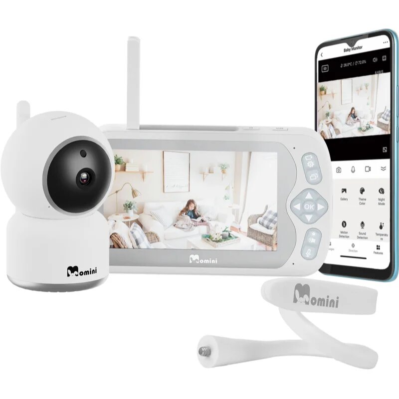 Momini BlissEye Baby digitální audio chůvička 1 ks